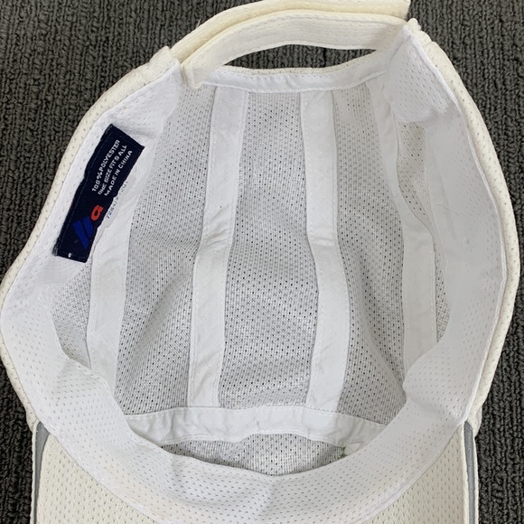 Chimney Rock Athletic Hat Unisex OSFA White Jersey Mesh Strapback 6 Panel Cap HG - Picture 12 of 13